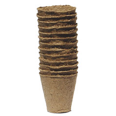 Macetas biodegradables redondas